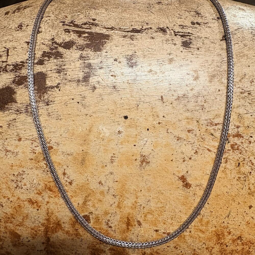 Suarti Bali BA Sterling Silver Chain/Necklace 2.5mm w/ Wheat Toggle Clasp - Picture 2 of 8